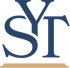 Blue “SY” logo on a light background