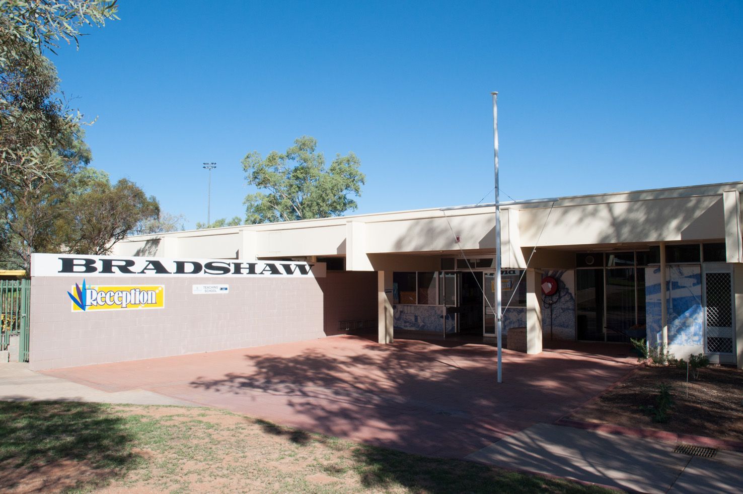 Bradshaw Community Center building exterior with signage.