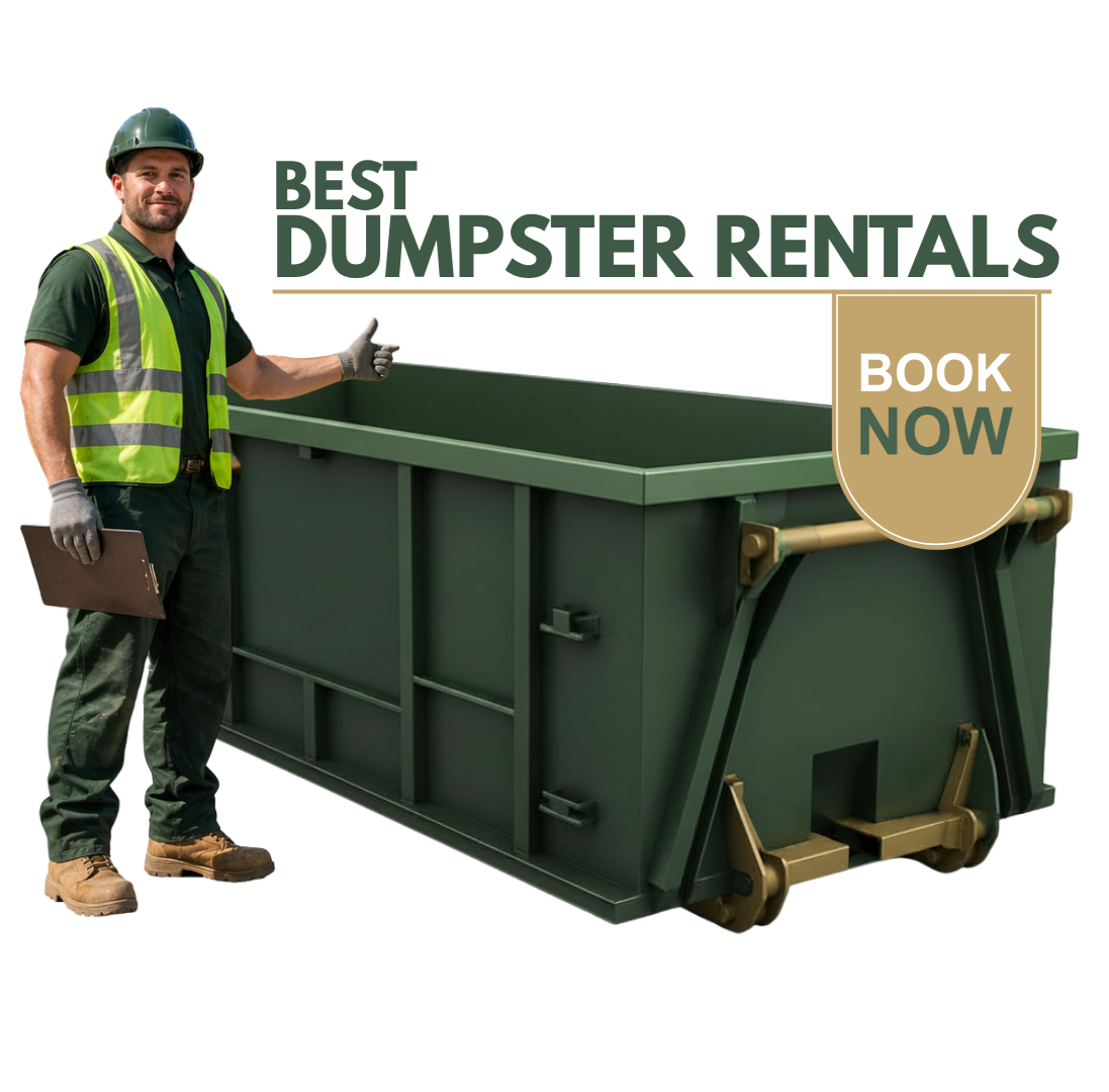 Goose Creek dumpster rental for property cleanout project