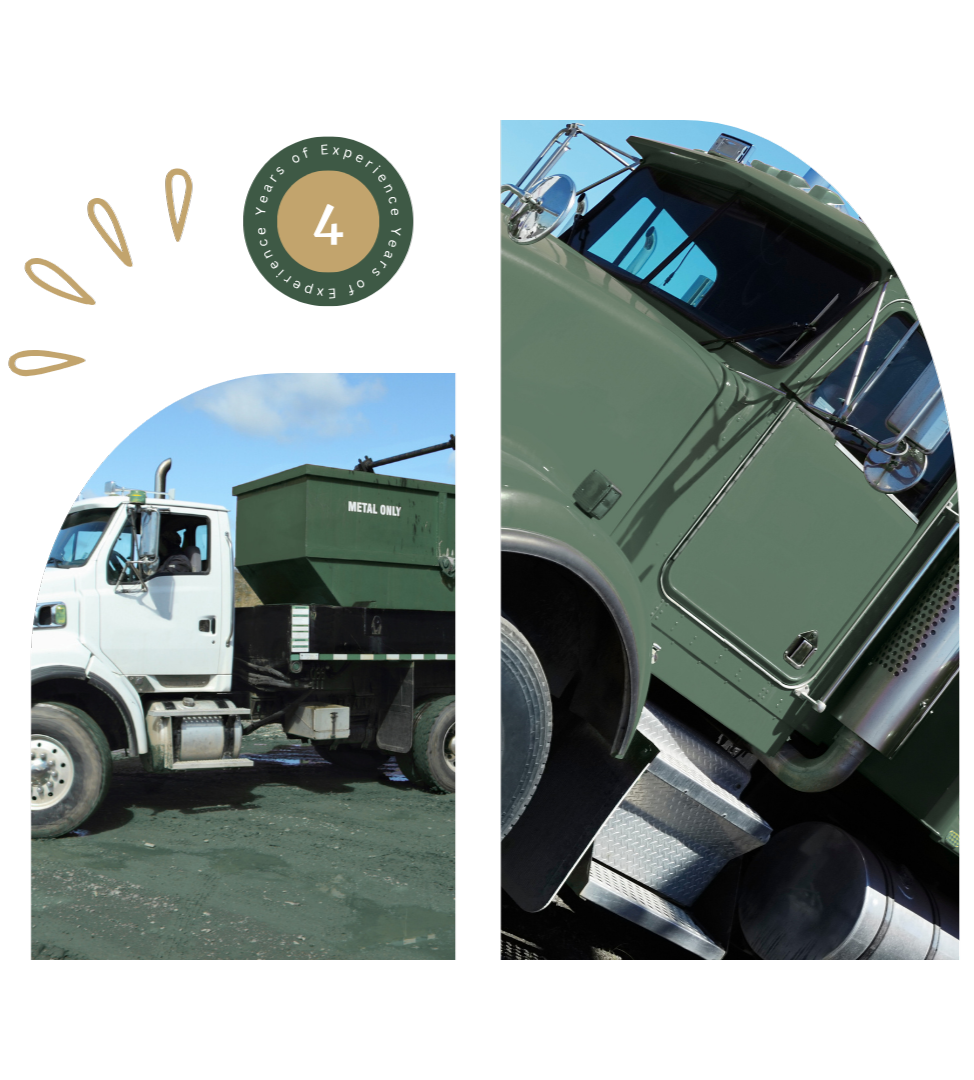 Dumpster rental in Goose Creek for garage cleanout and junk removal