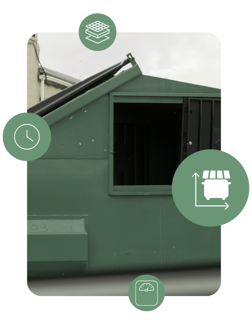 Construction dumpster rental in Goose Creek for building materials
