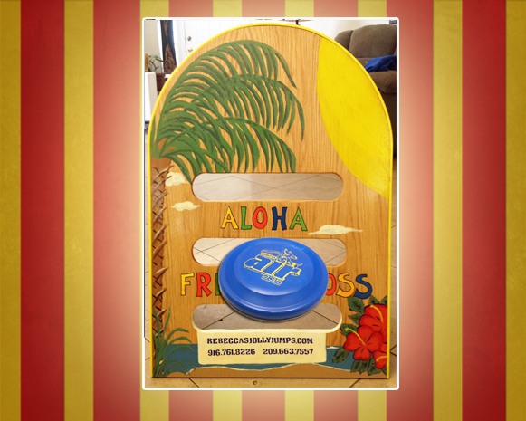 Aloha Frisbee Wooden Game
