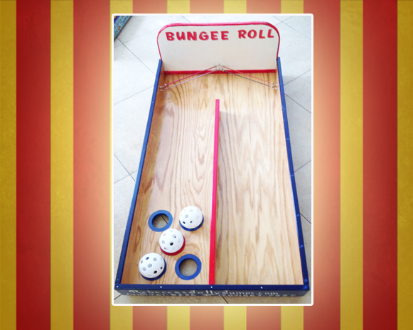 Bungee Roll Wooden Game