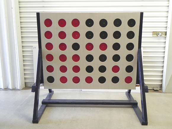 Wooden Connect 4 Carnival Game