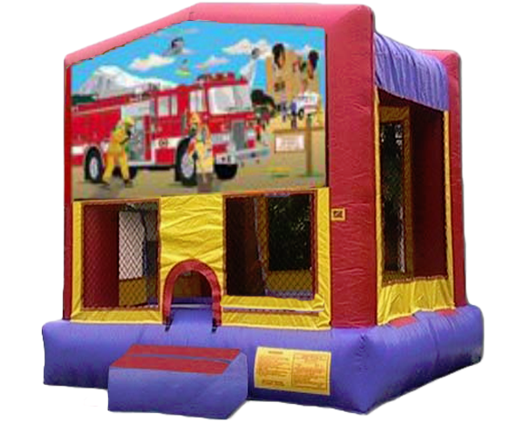 Fire Truck Bounce House Rental