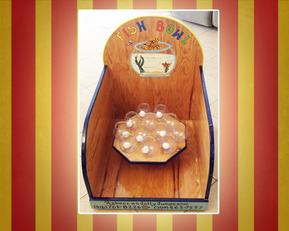 Fish Bowl Wooden Game