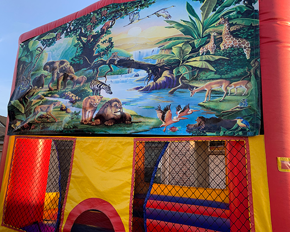 Jungle Themed Bounce House