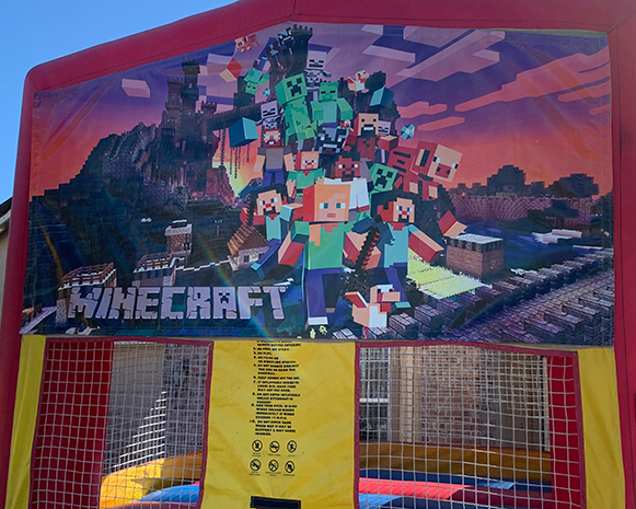 Minecraft Bounce House