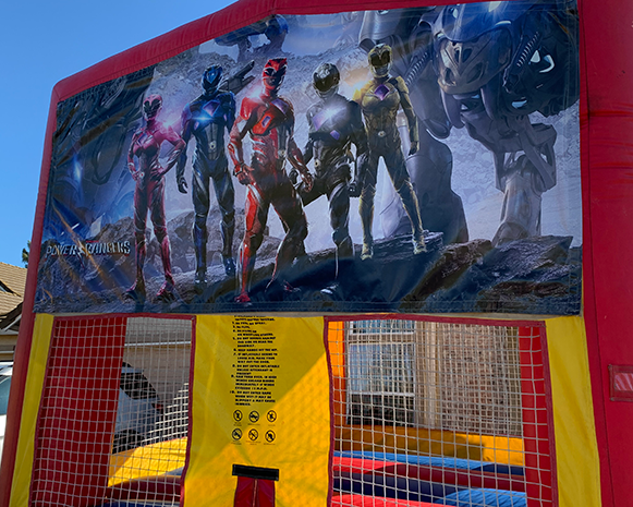 Power Rangers Bounce House