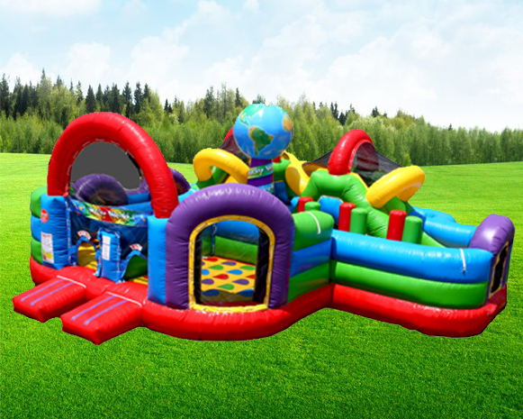 Wacky World Toddler Combo Bounce House