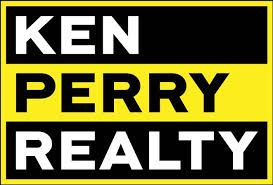 Ken Perry Realty logo in black, yellow, and white block text.