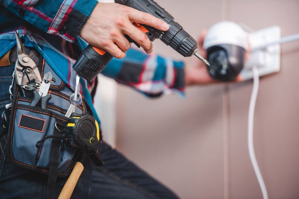 Installing A Security Camera — SPL Security Solutions In Carrara, QLD