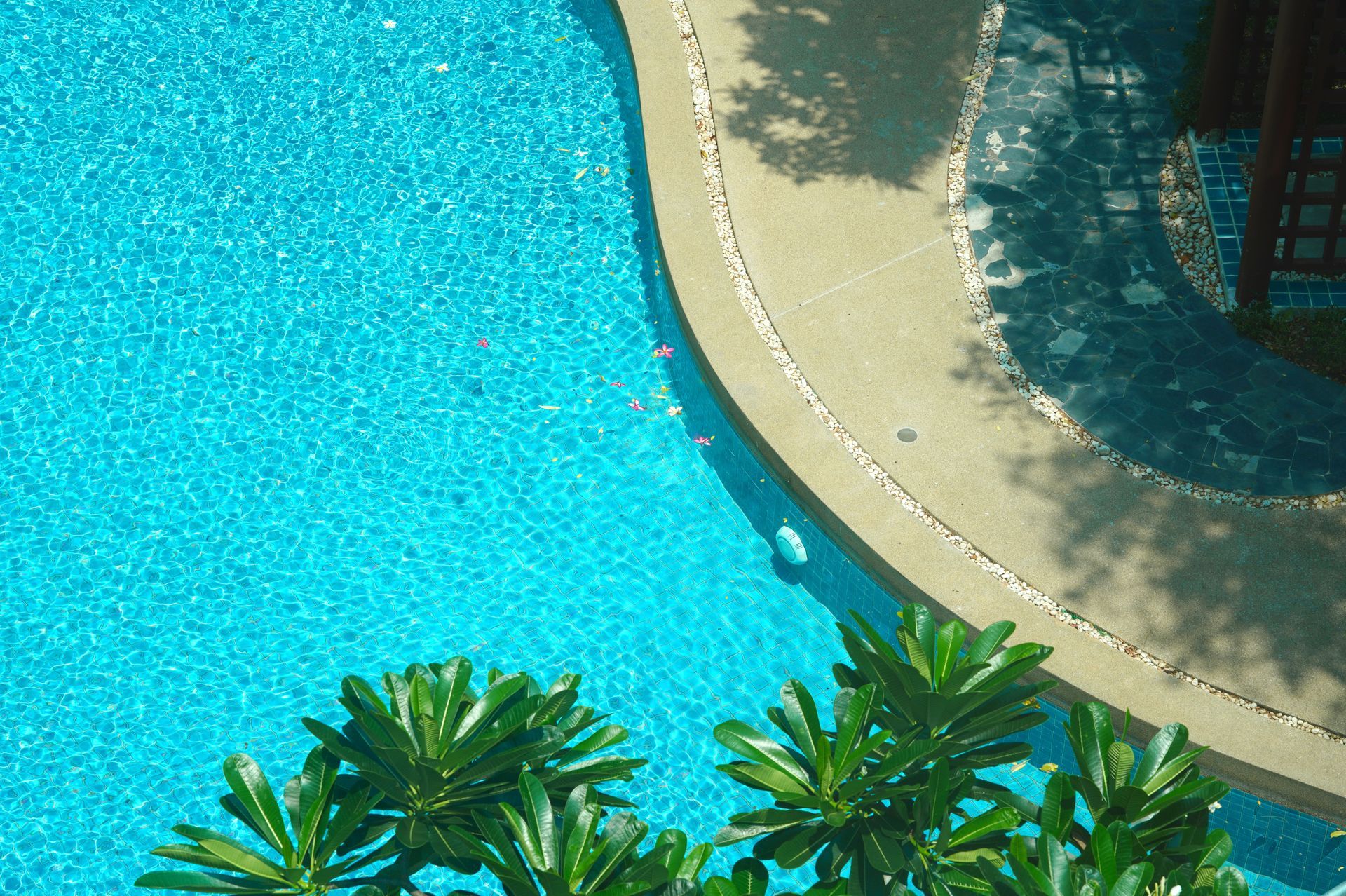 Side of the pool
