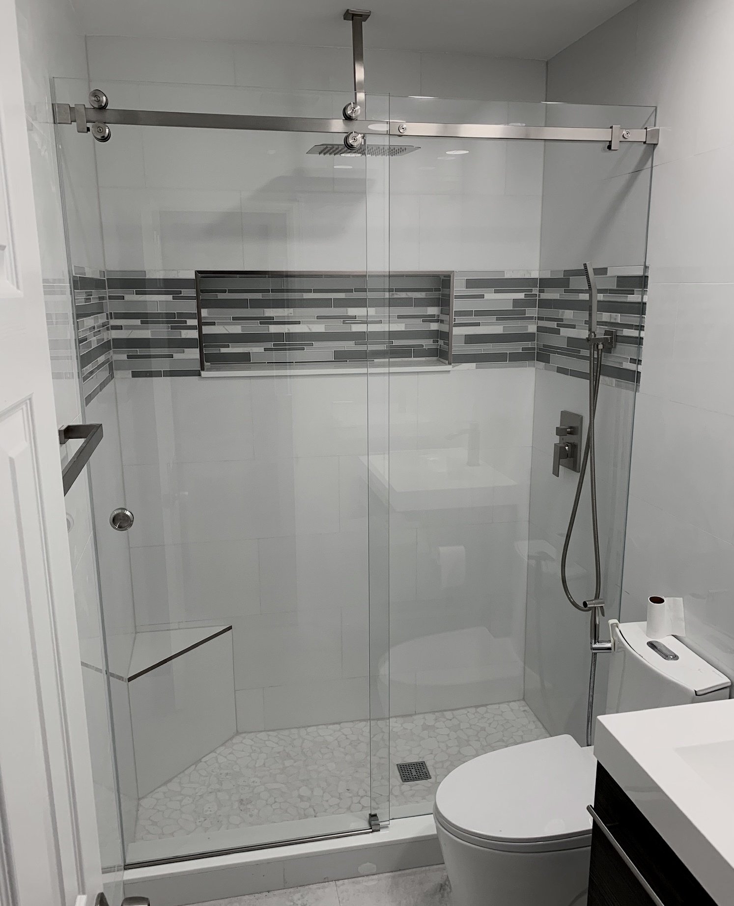 Frameless Shower Doors, Fabrication and Installation.