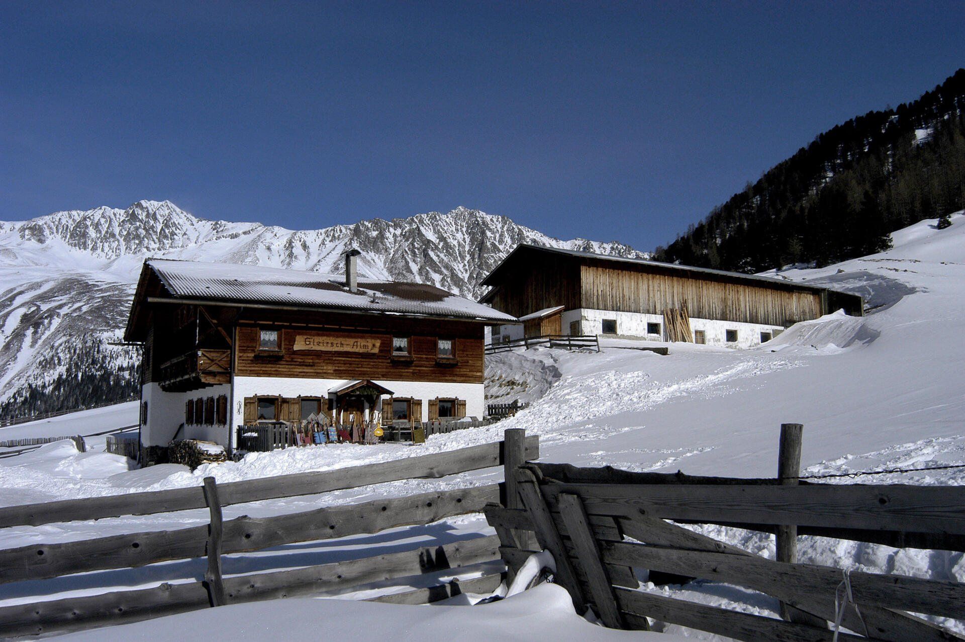 Rodeln in der Gleirschalm