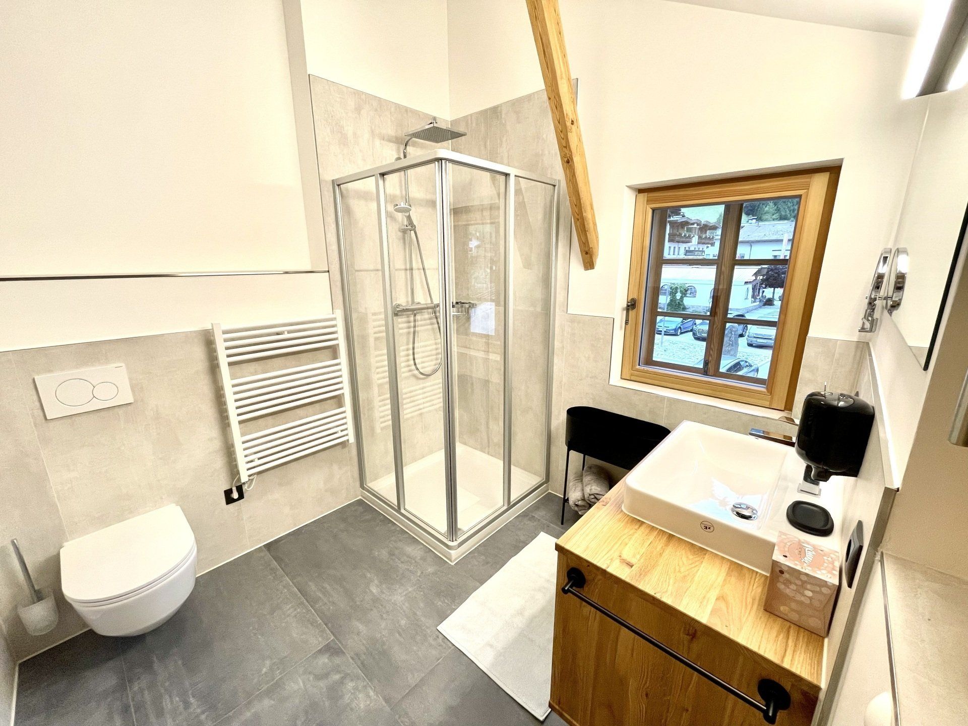 appartment 3 badezimmer mit Dusche und WC