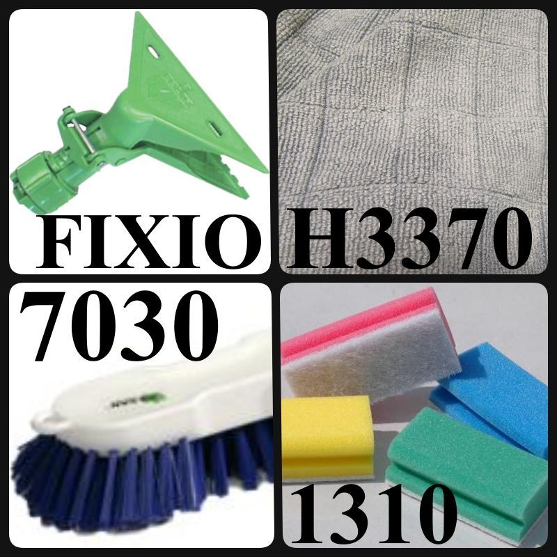 KlikLoc, Unger, Pama, klemmen, klem voor borstel, klem voor spons, klem voor doek, FIXIO