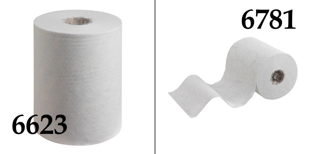 rolhanddoeken, Kleenex handdoeken, Scott handdoeken