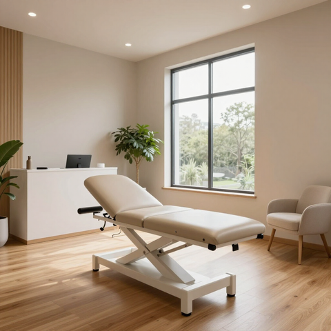Chiropractic wellness clinic interior