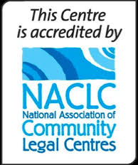 The logo for the national association of community legal centres CAAFLU