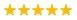 Four yellow stars in a row, indicating a high rating.