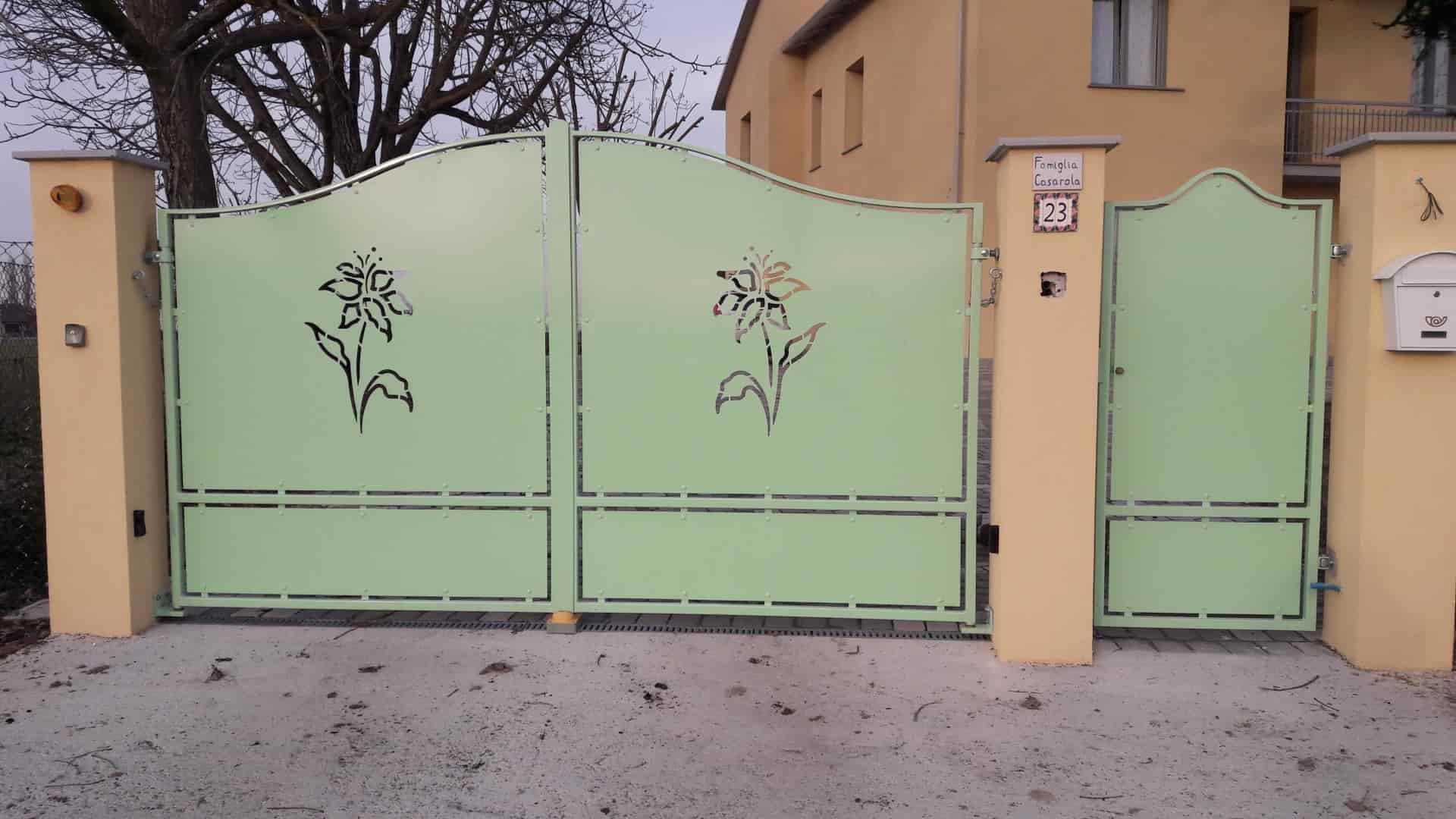 Cancello decorato - Mafer bologna