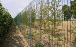 Recinzione personalizzata in area industriale - Mafer bologna