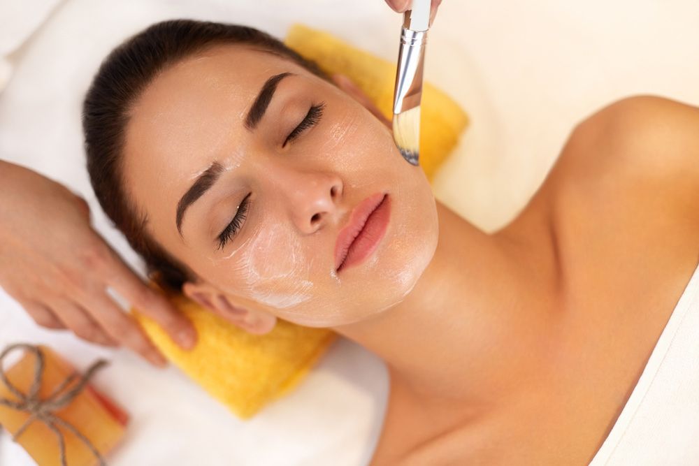 Woman Getting A Facial Treatment — Paradiso Skin & Beauty Studio in Byron Bay, NSW