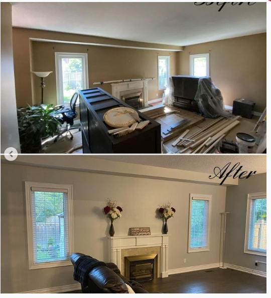 Living room transformation