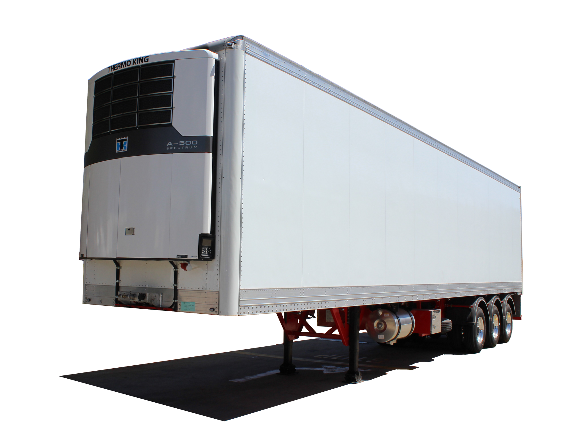 A refrigerated trailer