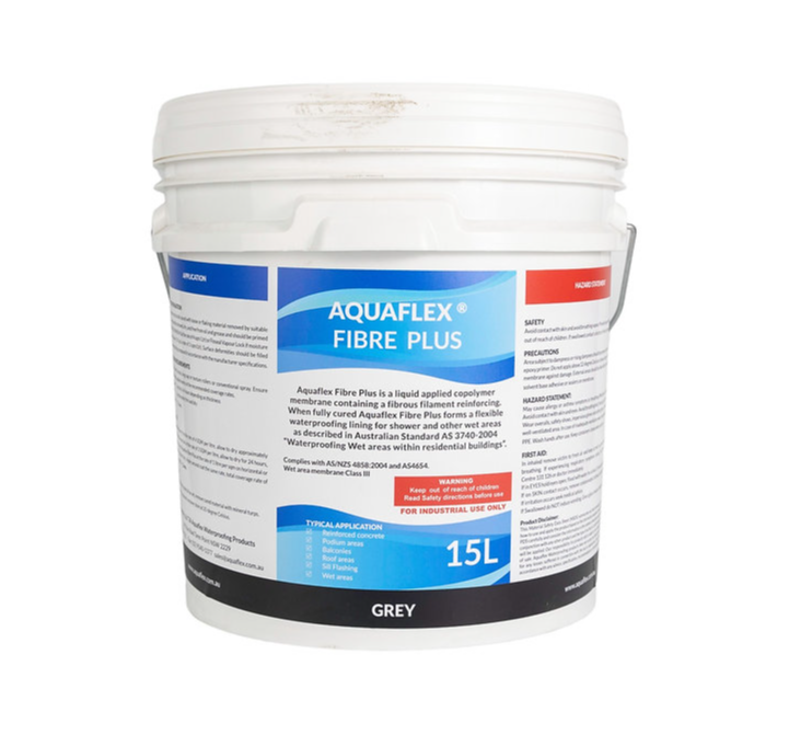 Aquaflex Fibre Plus++ Grey Undertile Waterproofing Membrane 15L