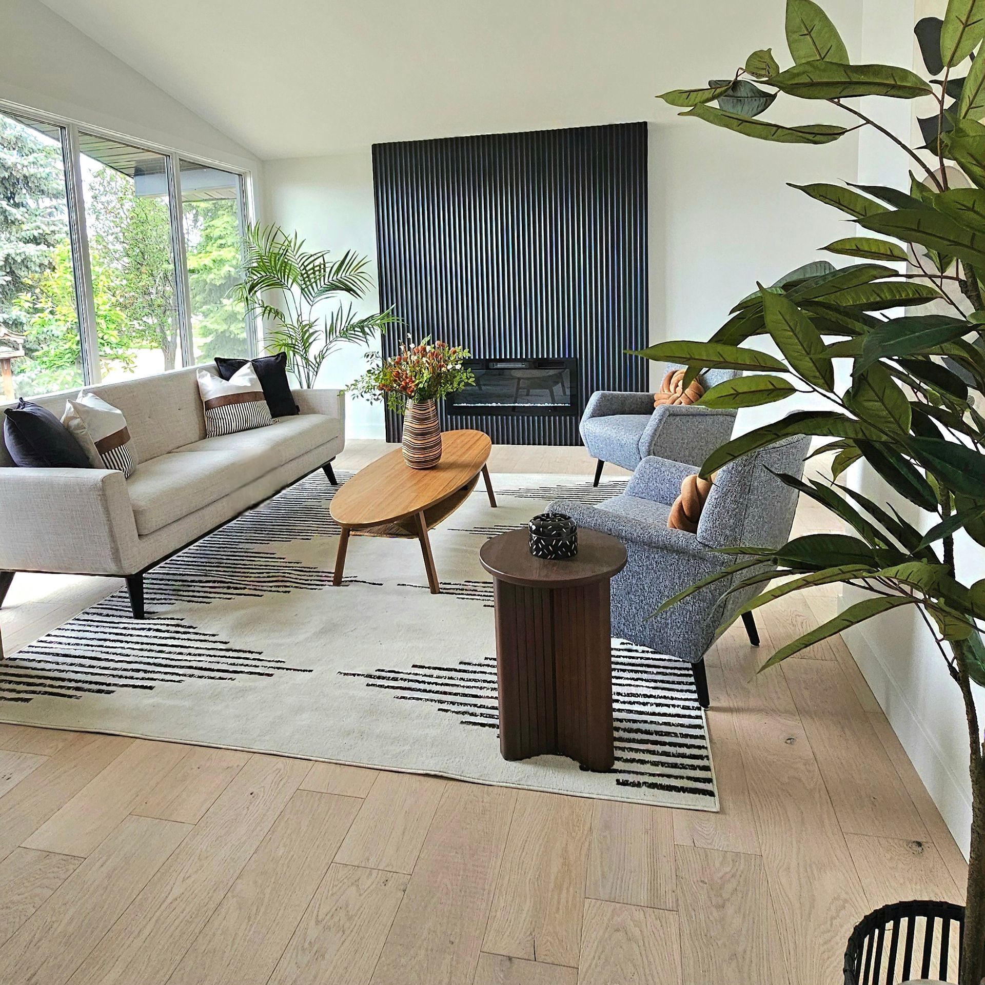 modern living room edmonton