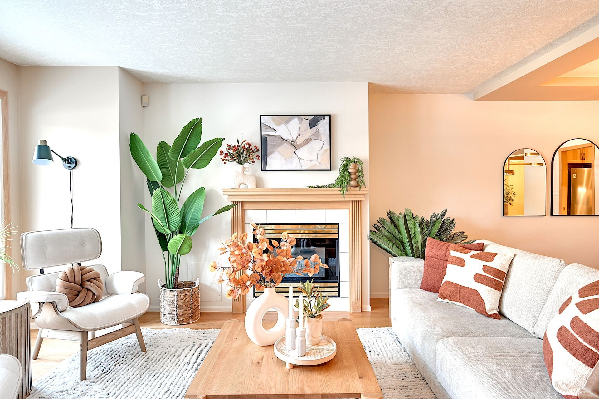 bright cozy living room