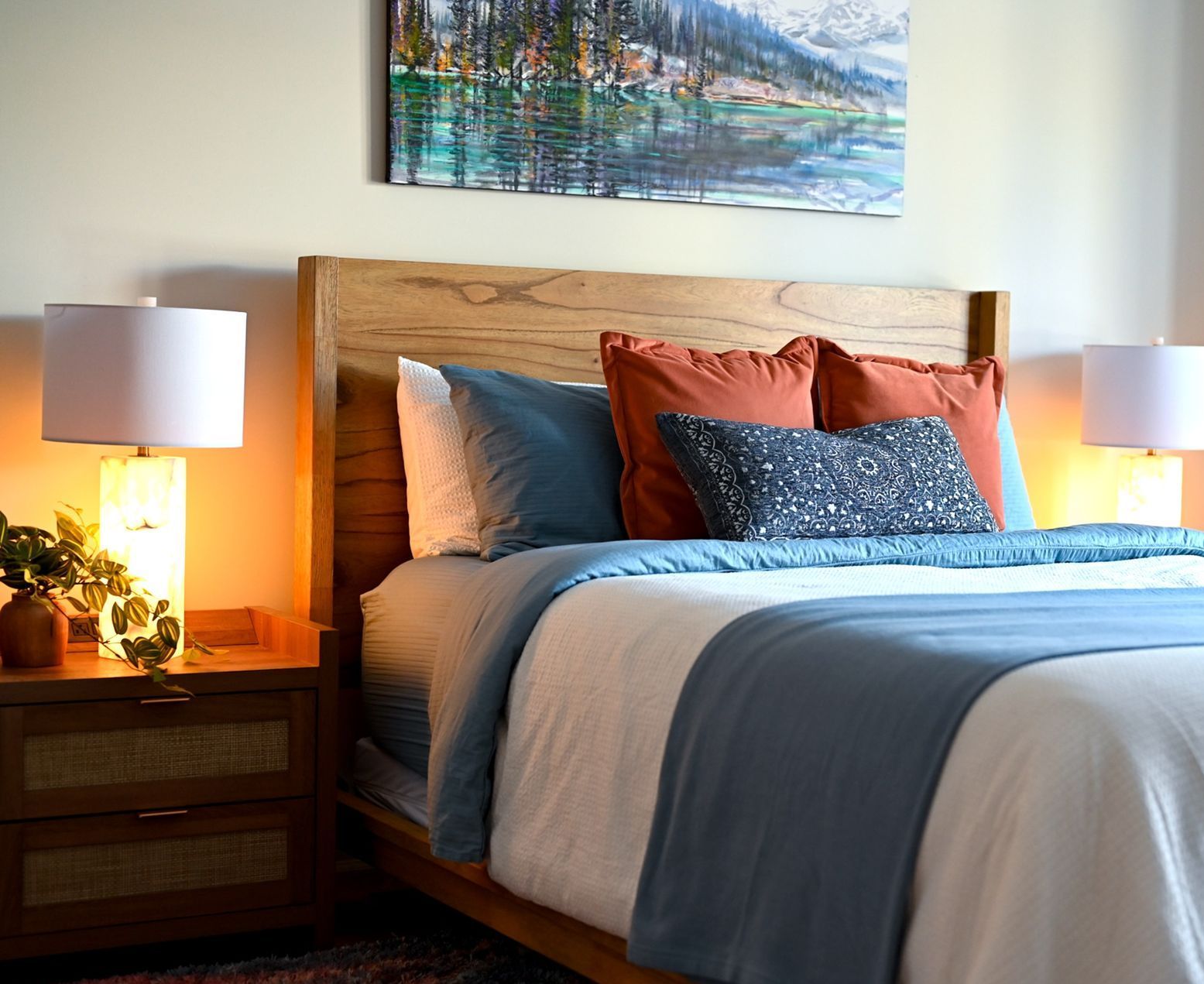 colourful bedroom