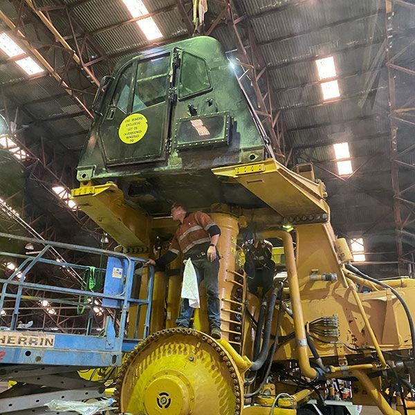 Heavy equipment maintenance and servicing