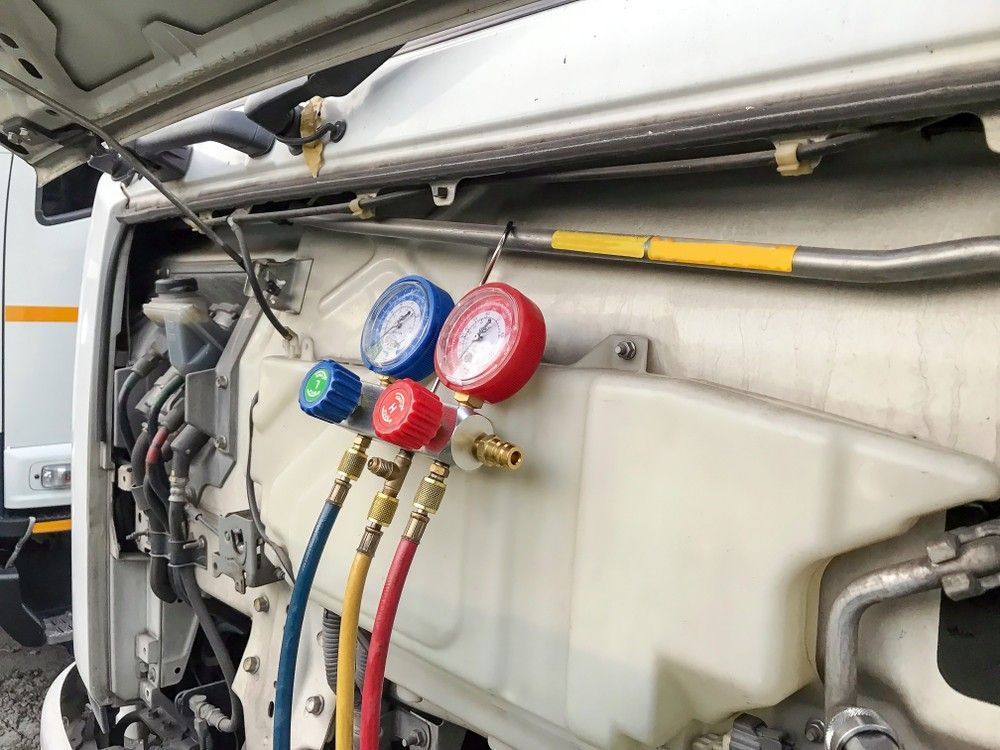 Refrigeration Gauges Connected to A Vehicle Ac System — BEB Automotive In Caringbah, NSW