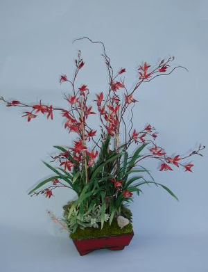 elegant silk floral arrangement