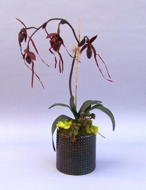 beautiful silk floral in a vase