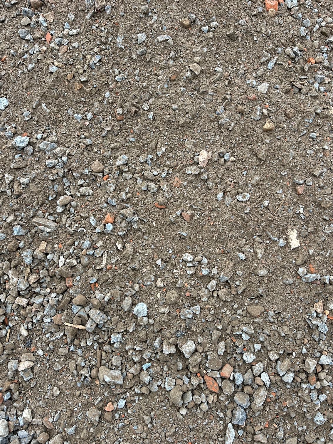 Ground surface with small rocks and dirt.