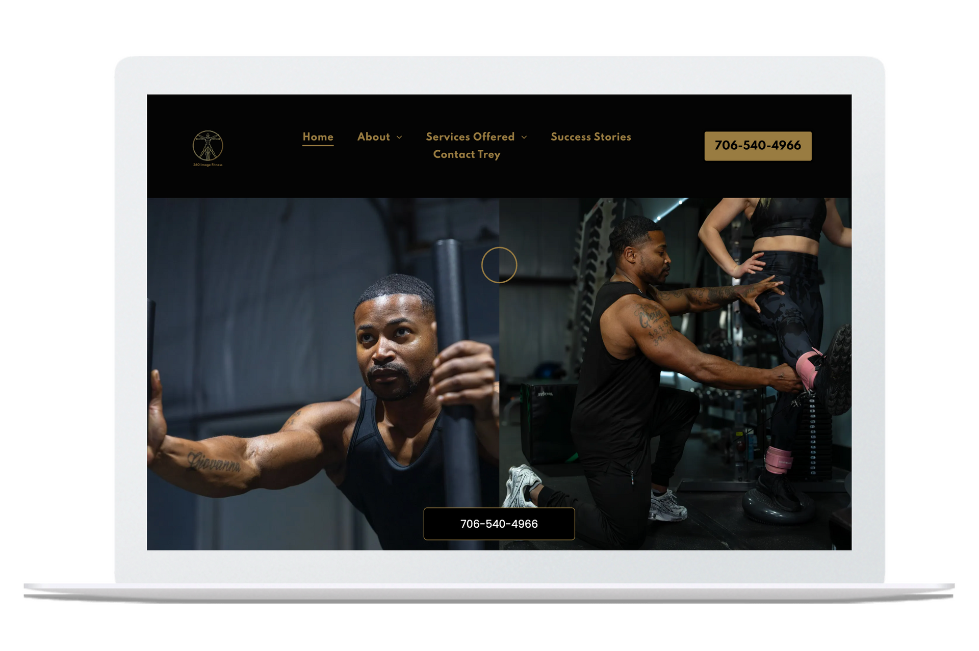 360 Image Fitness Website with Trey Johnson built by Wilsona Marketing in Watkinsville, GA