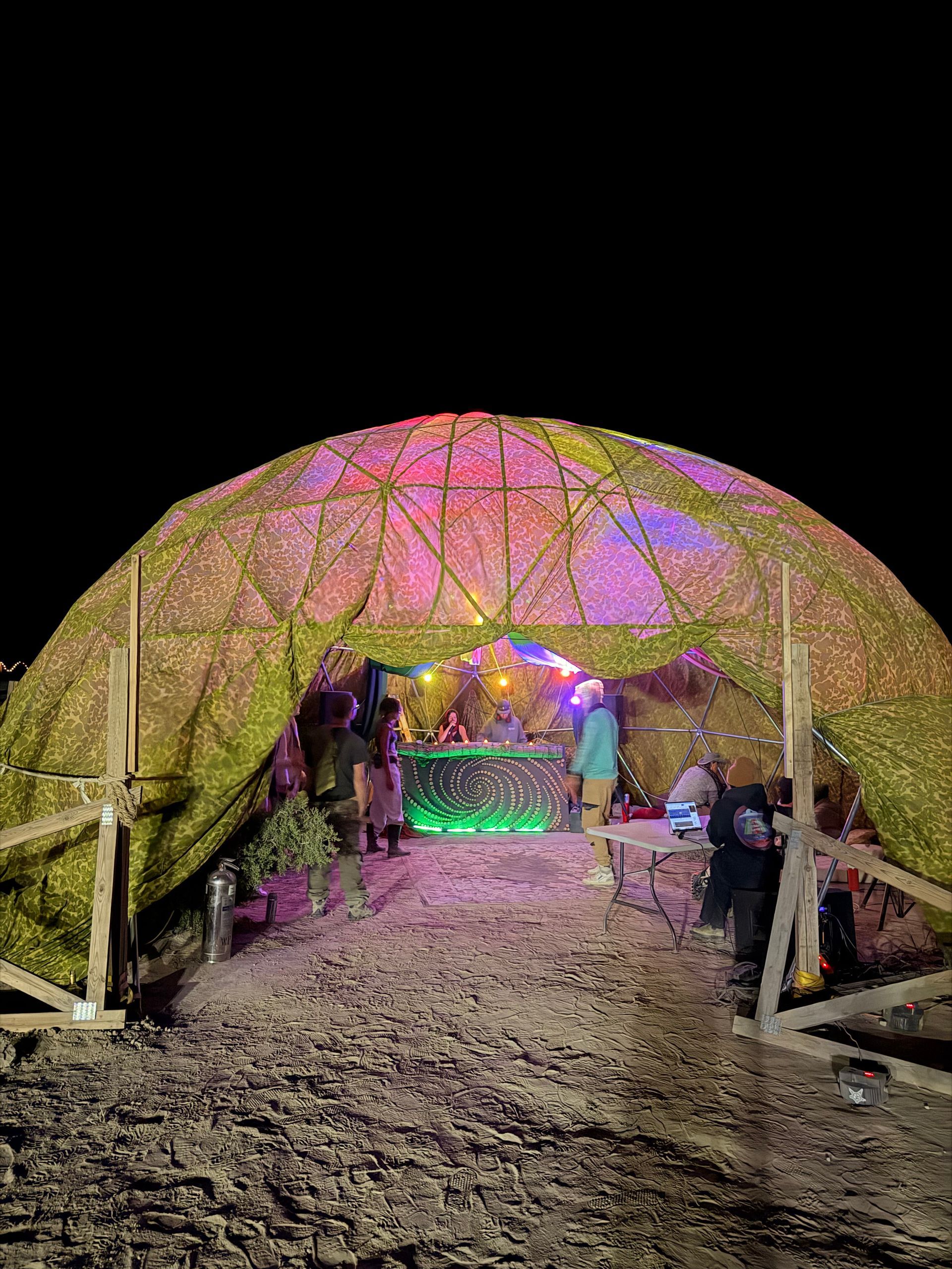 Dome Stage at Building man