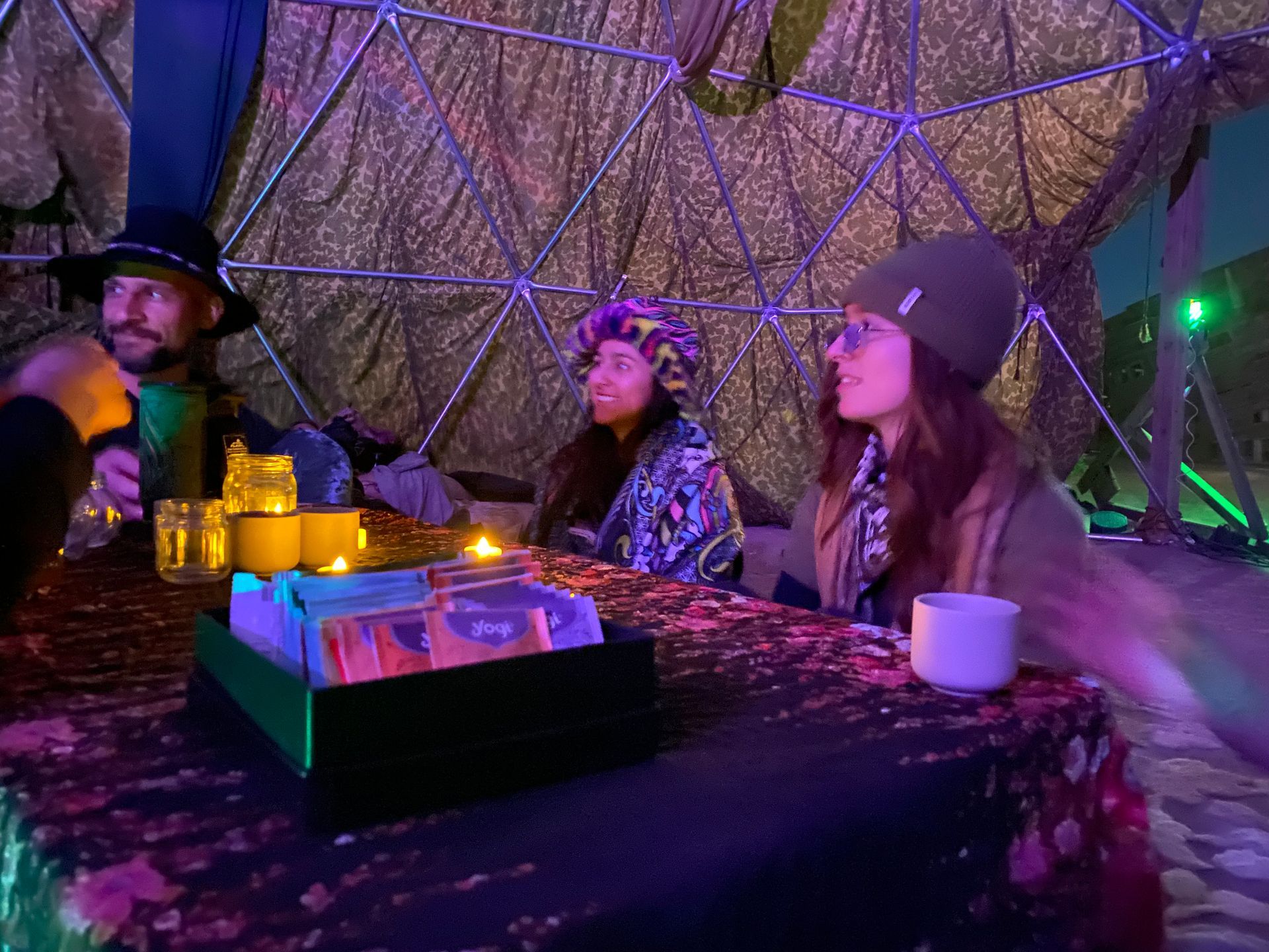 Tea Pop up at Building Man Music Festival