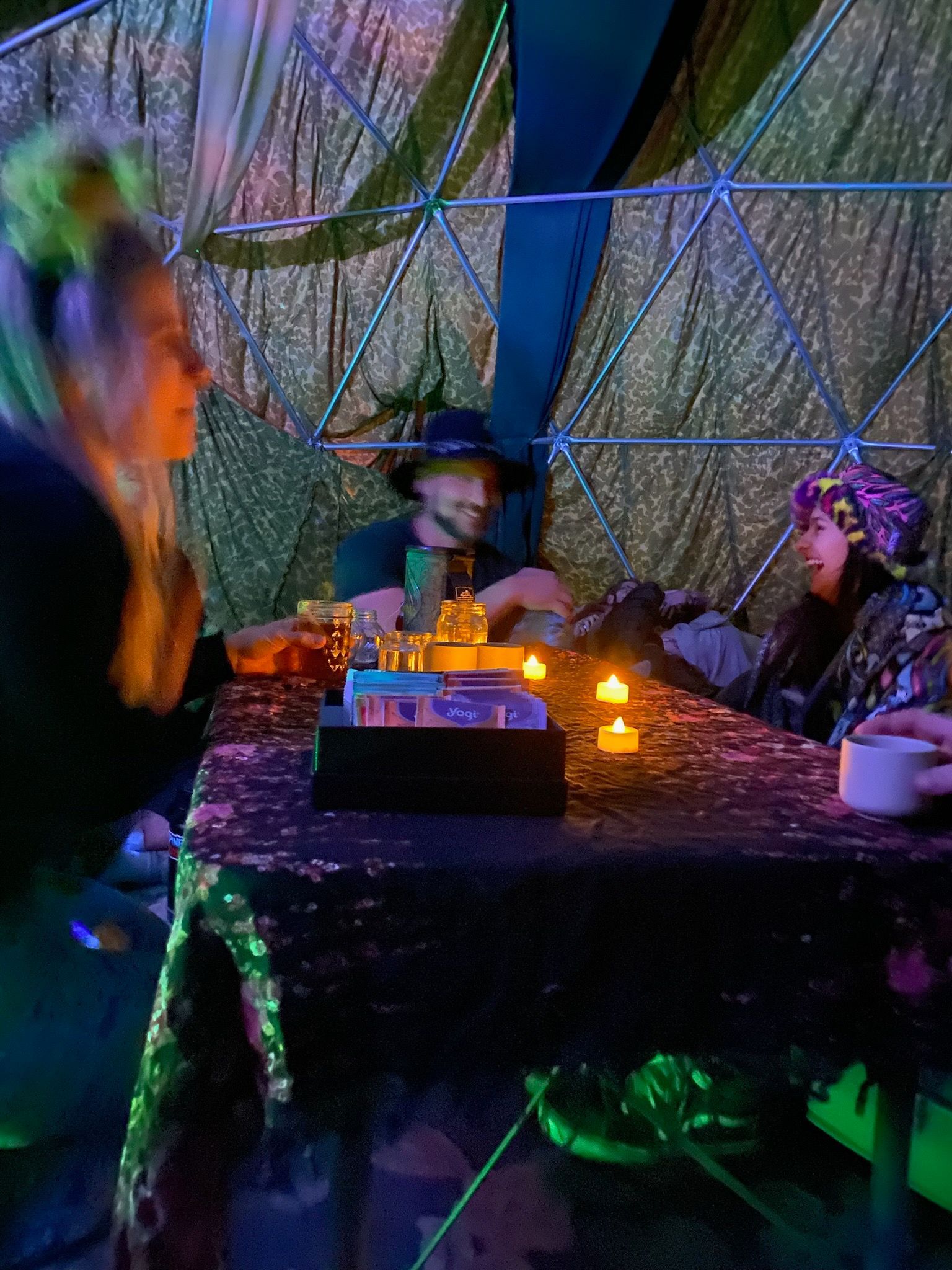 Tea Pop up at Building Man Music Festival