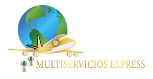 Un avión dorado con un símbolo de Bitcoin vuela frente a un globo terráqueo, con