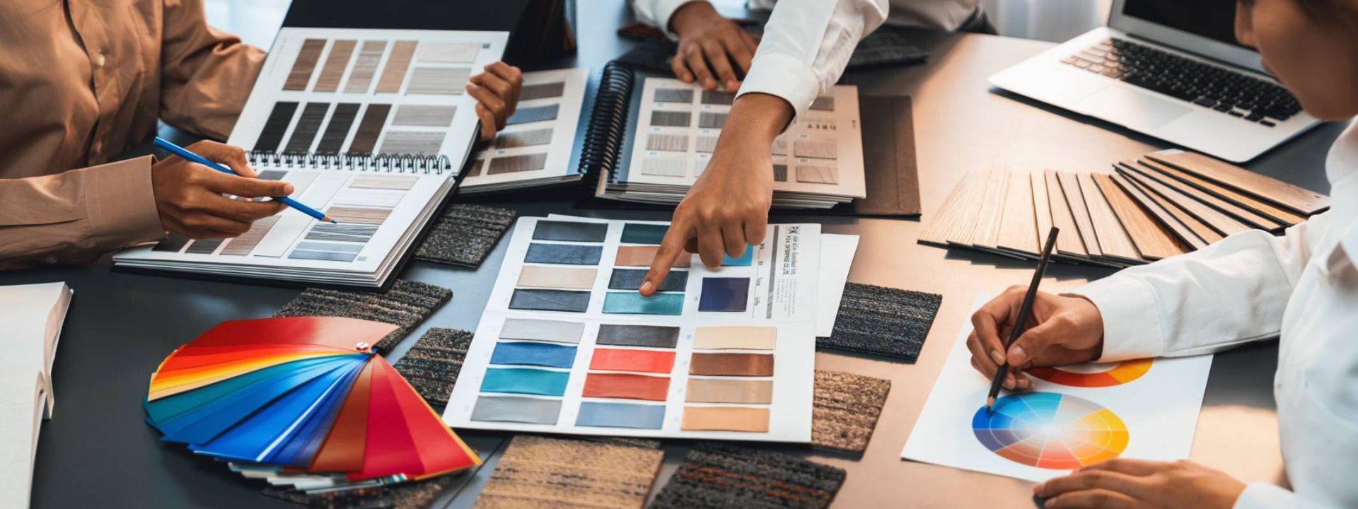 Interior design process, including paint color choices near Bourbonnais, Illinois (IL)