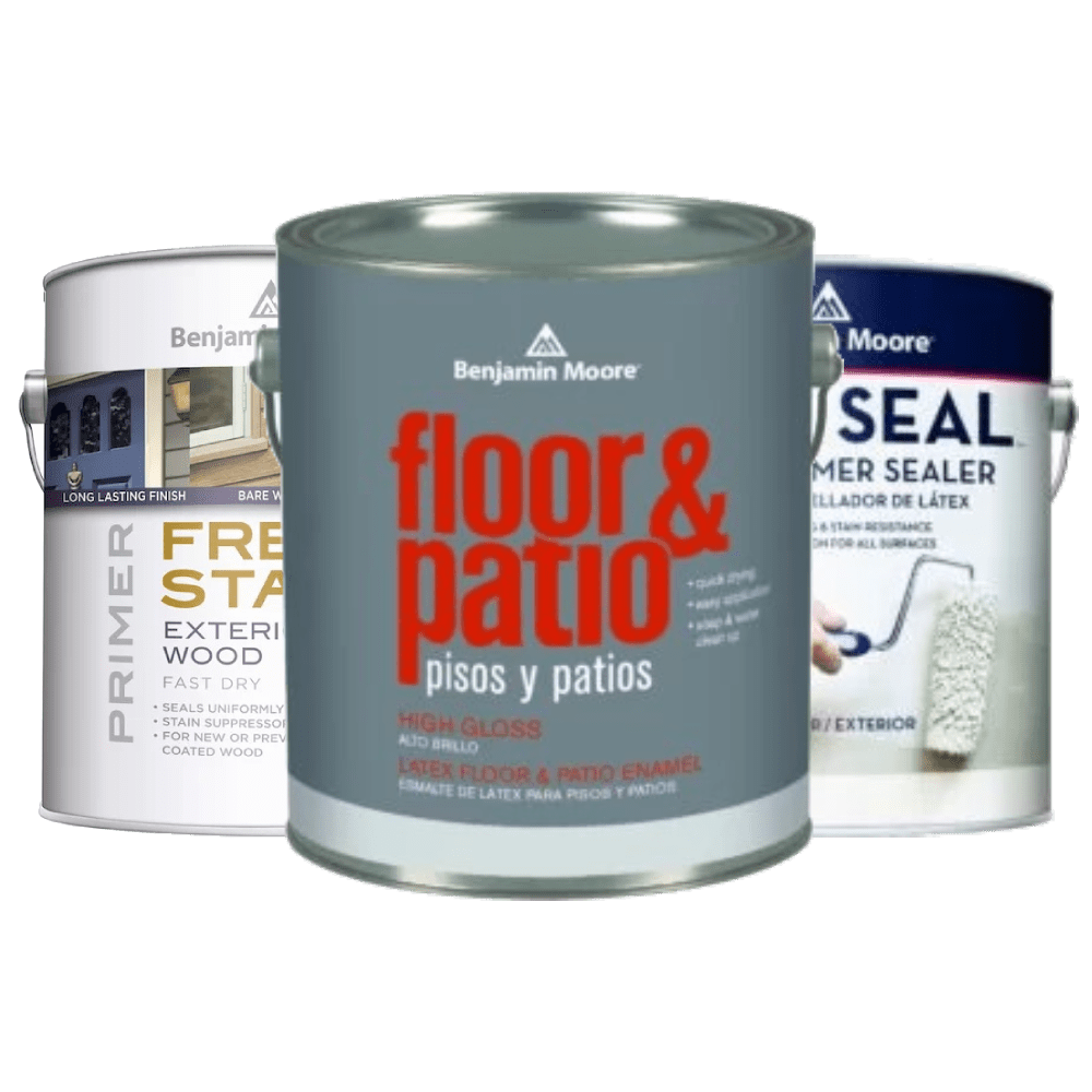 Benjamin Moor Floor and Patio Enamels from John Paul’s Paint and Décor near Bourbonnais, Illinois (IL)