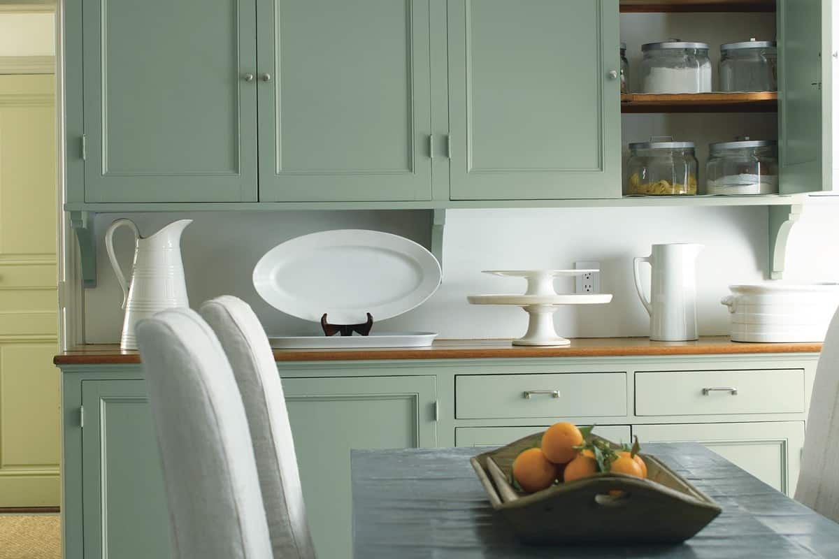 Benjamin Moore Advance® Interior Paint on kitchen cabinets near Bourbonnais, Illinois (IL)