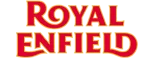 The red Royal Enfield brand logo on a white background.