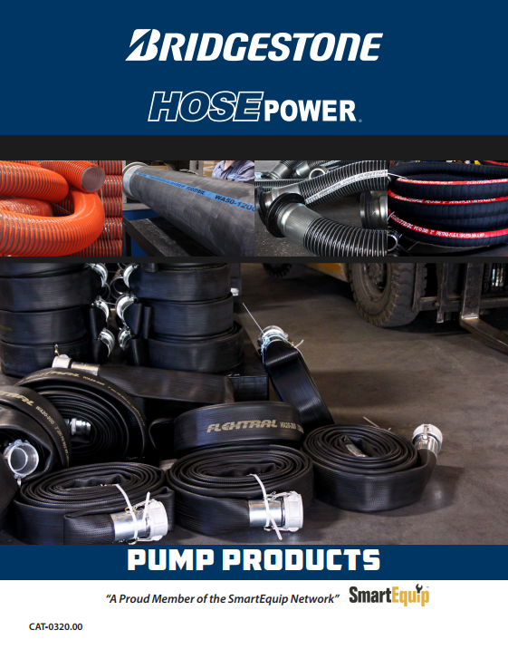 A brochure for bridgestone hose power pump products