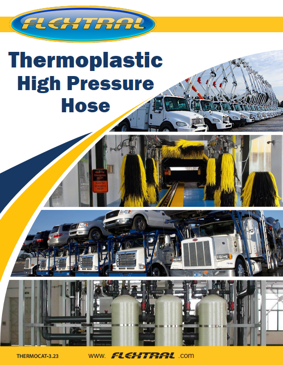 A brochure for thermoplastic high pressure hose AC Hydraulics